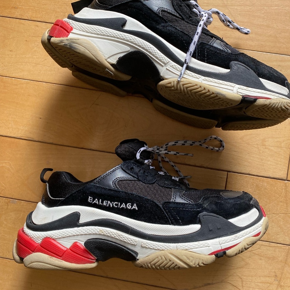 Balanciaga style triple s sneakers